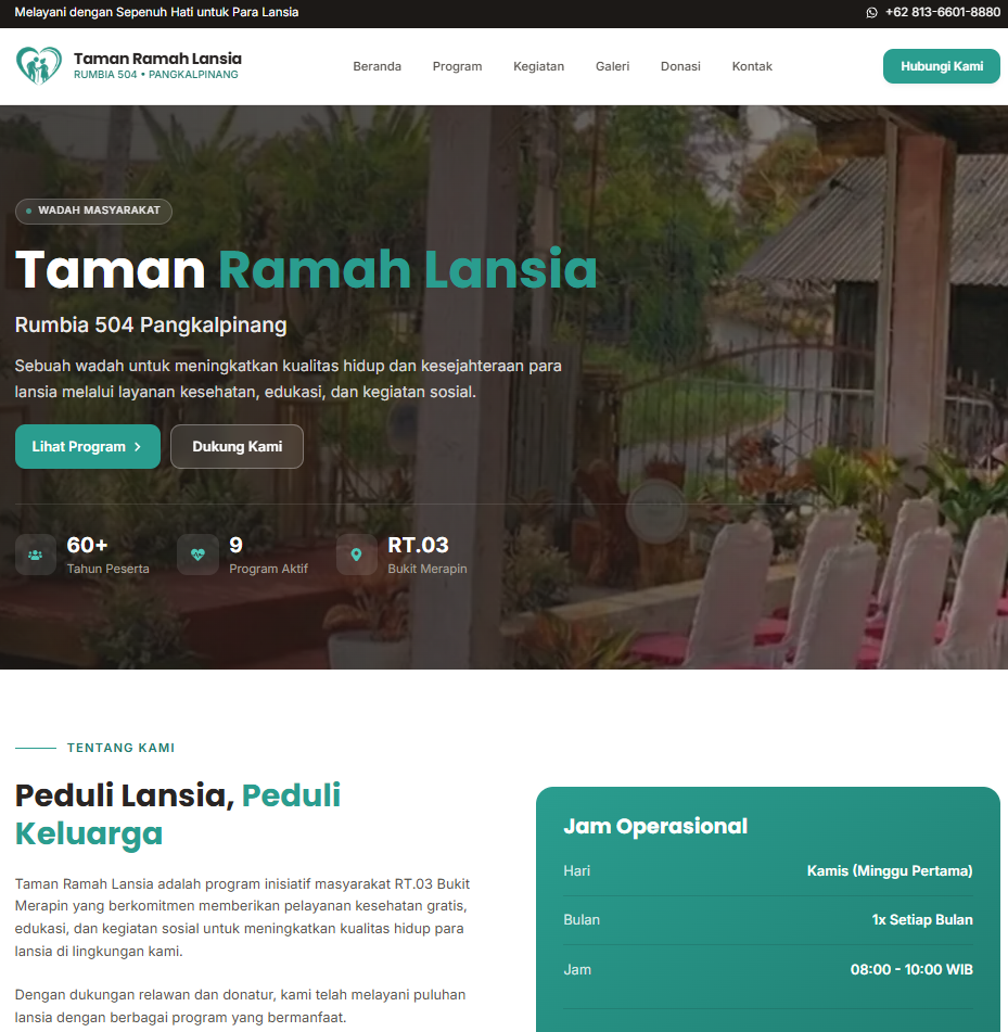 Taman Ramah Lansia Branding Asset 4